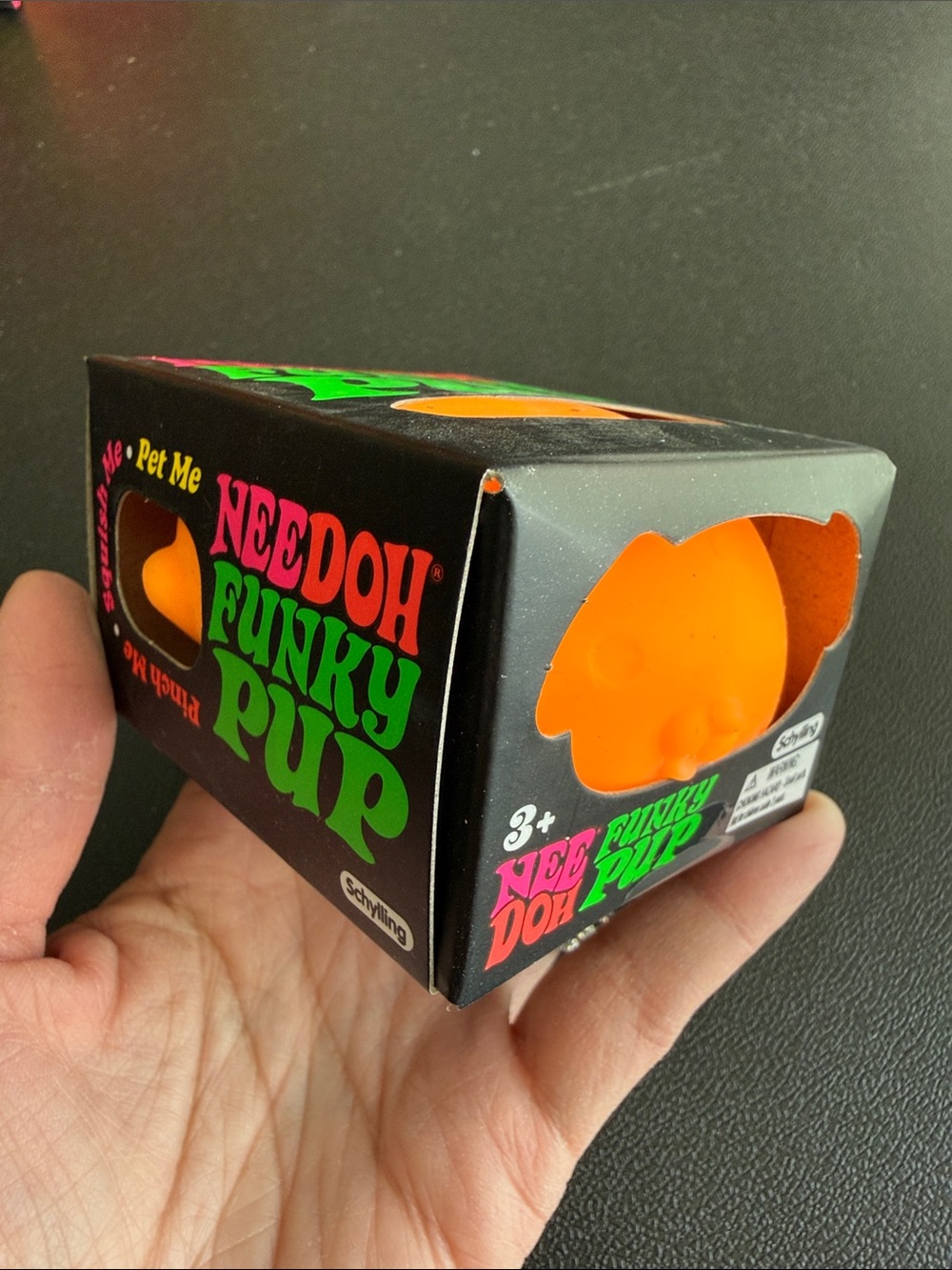 BNIB NeeDoh Funky Pup, Orange